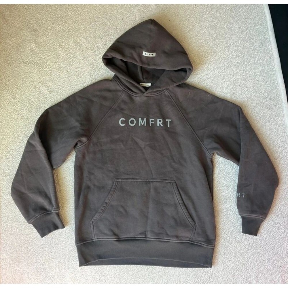 Comfrt Grey Hoodie Sweatshirt Womens Large